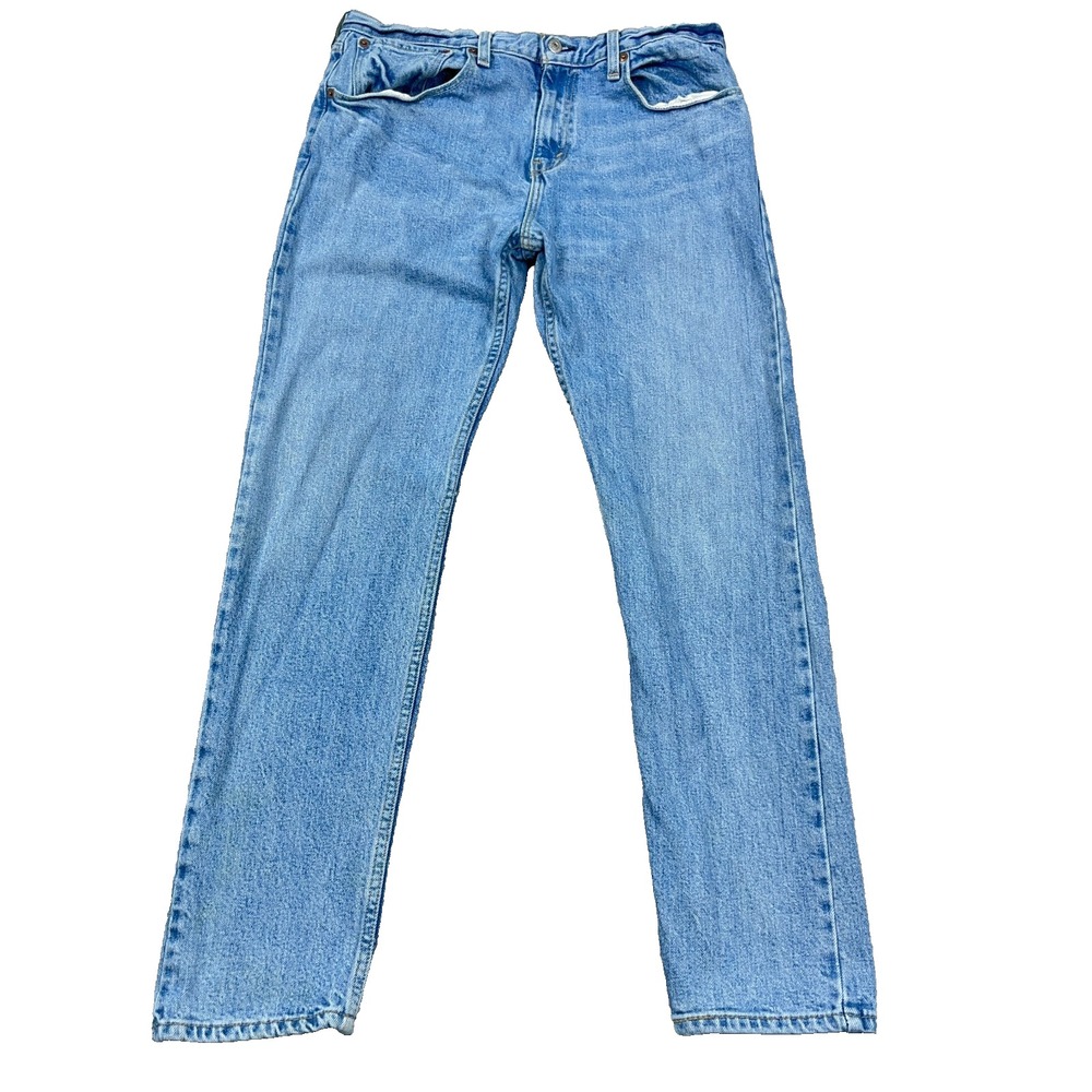 Levis 512 Jeans Men 34x32 Slim Fit Tapered Leg Med Wash Stretch Denim **